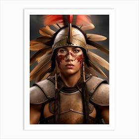 Sasquatch Warrior Art Print