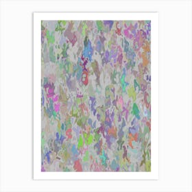 Oil Slick Abstract Pattern Art Print