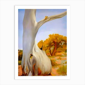 Georgia O'Keeffe - Dead Cottonwood Tree Art Print