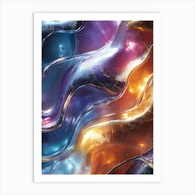 Stunning Whimsical Marble 16 Art Print