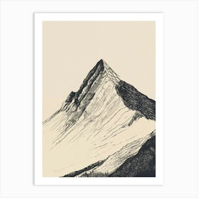 Mountain Ridge Art Print