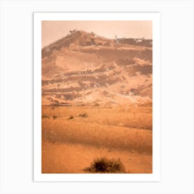 Desert Dunes Oil Painting Landscape Art Print