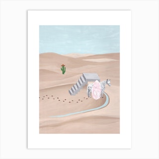 Subconscious Desert Art Print