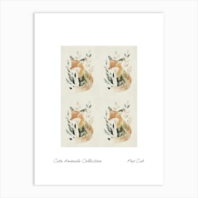 Cute Animals Collection Fox Cub 4 Art Print