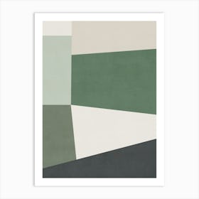 ABSTRACT MINIMALIST GEOMETRY - GE01 Art Print