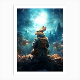 Rabbit In The Sky Art Print