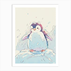 Cute Penguin Art Print