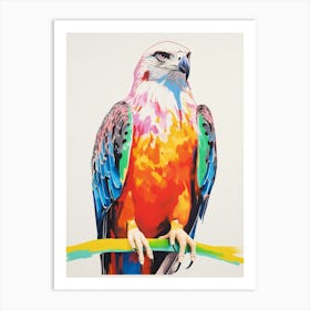 Colourful Bird Painting Osprey 3 Art Print