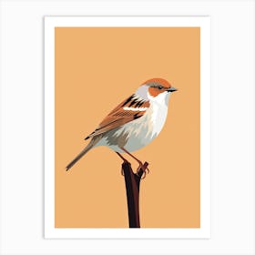 Tranquil Sparrow Grace Art Print