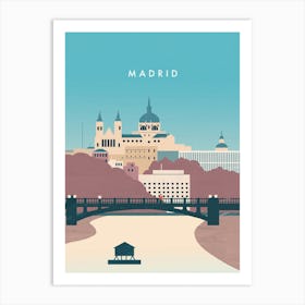 Madrid Art Print