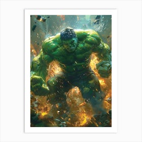 Hulk 10 Art Print