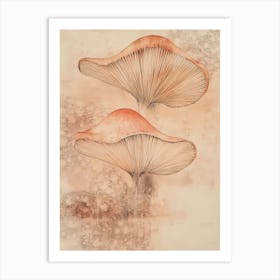 Mushrooms 1 Art Print