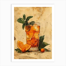 Orange Iced Tea 19 Art Print