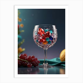 Glass Of Wine Art Print