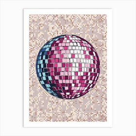 Disco Ball Vector 1 Art Print