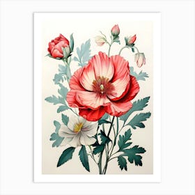 Poppy Painting Art Print