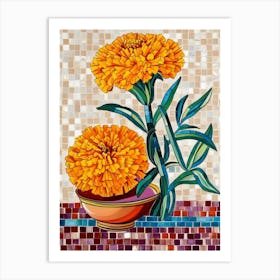 Marigolds Art Print