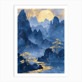 Asian Landscape 4 Art Print