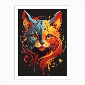 Kitty Cat Art Print