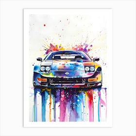 Nissan 300zx Art Print