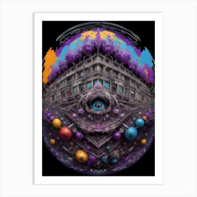 Psychedelic Sphere~ Escape Clause ~ Reimagined Art Print