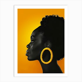 Portrait Of African Woman 84 Art Print