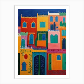 Colorful Houses Art Print