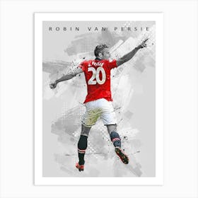 Robin Van Persie Team Sport 2014 15 Premier League Art Print