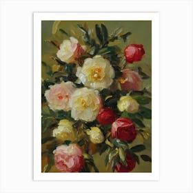 Camellia Painting 4 Flower Art Print