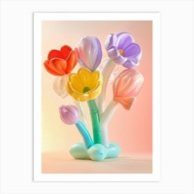 Dreamy Inflatable Flowers Freesia 2 Art Print