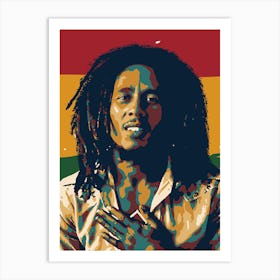 Bob Marley Portrait Art Print