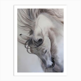 White Horse Art Print