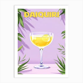 Cuba Daiquiri Cocktail V 05 Art Print