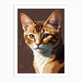 Portrait Of A Cat 2 Art Print