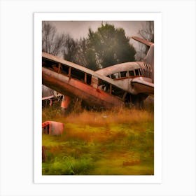 Abandoned Plane 6 Art Print