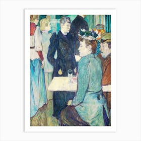 A Corner Of The Moulin De La Galette (1892) 1, Henri de Toulouse-Lautrec Art Print