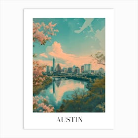 Austin Cityscape Art Print