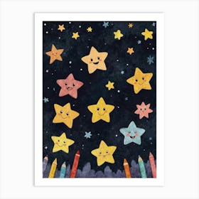 Stars In The Sky Art Print