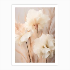 Boho Dried Flowers Gladiolus 3 Art Print