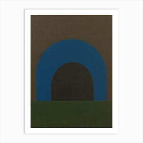 'Blue Tunnel' 1 Art Print