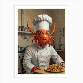 Chef Crab Poster