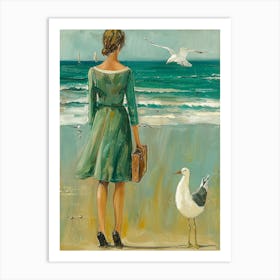 Day At The Beach 11 Art Print