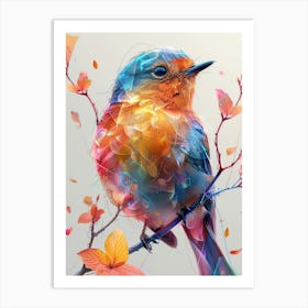 Colorful Bird 17 Art Print