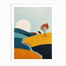 Italy, Minimalism Art Print