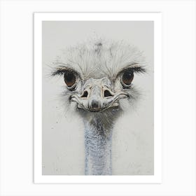 Ostrich 3 Art Print