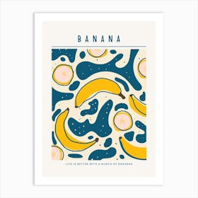 Banana Print Art Print