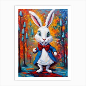 The White Rabbit - Alice In Wonderland Art Print