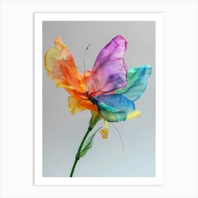 Rainbow Butterfly Art Print