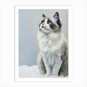 Ragdoll Cat Painting 1 Art Print