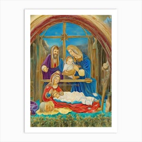 Nativity Scene 18 Art Print